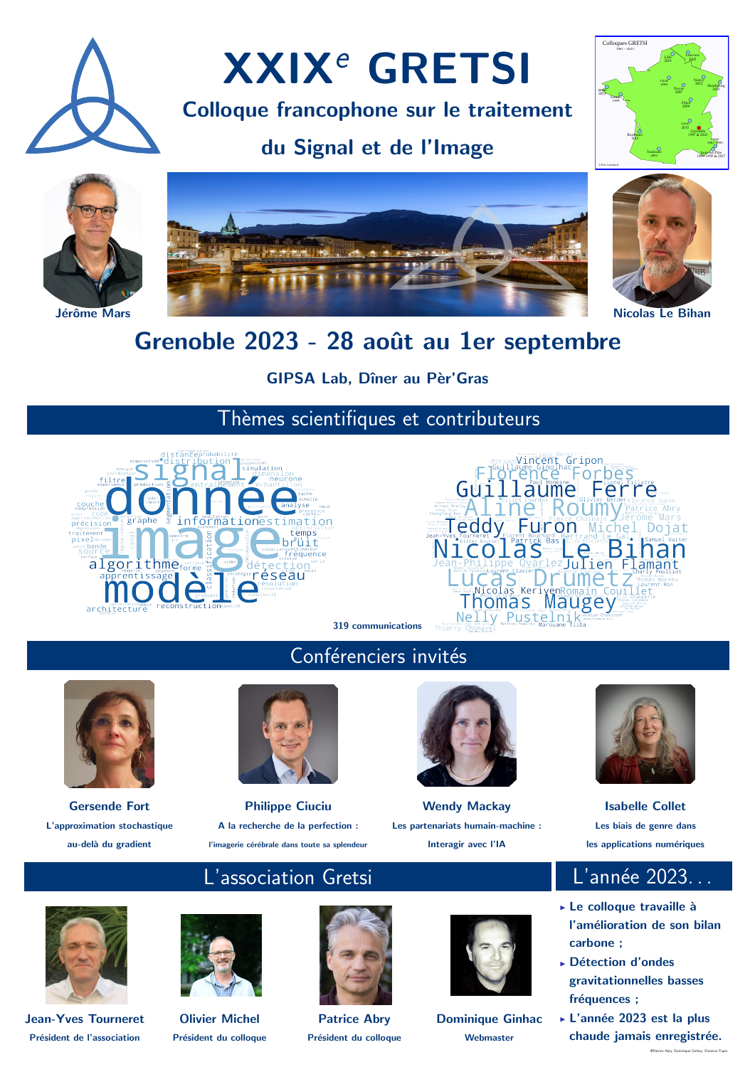 Affiche du colloque 2023